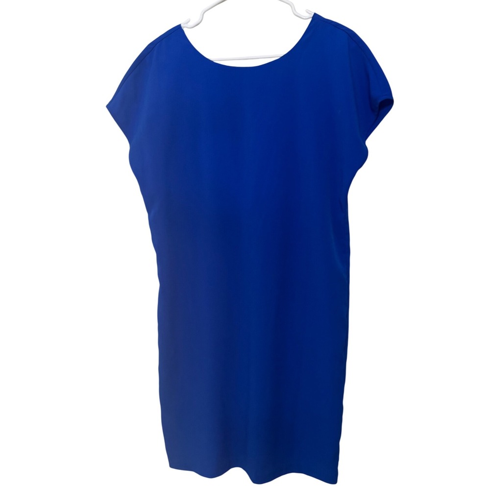 Kut From The Kloth Royal Blue Short Sleeve Shift Dress Style KD19202 Size‎ 6 - Picture 2 of 8